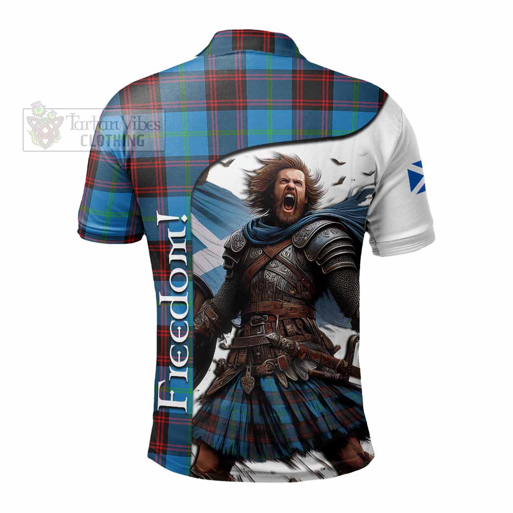 Tartan Vibes Clothing Wedderburn Crest Tartan Polo Shirt Inspired by the Freedom of Scottish Warrior