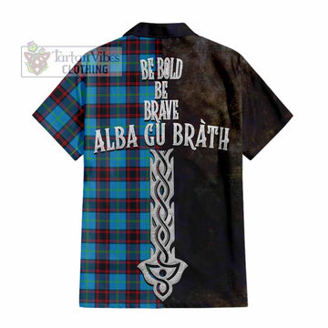Wedderburn Tartan Family Crest Hawaiian Shirt Alba Gu Brath Be Brave Lion Ancient Style - Tartan Vibes Clothing