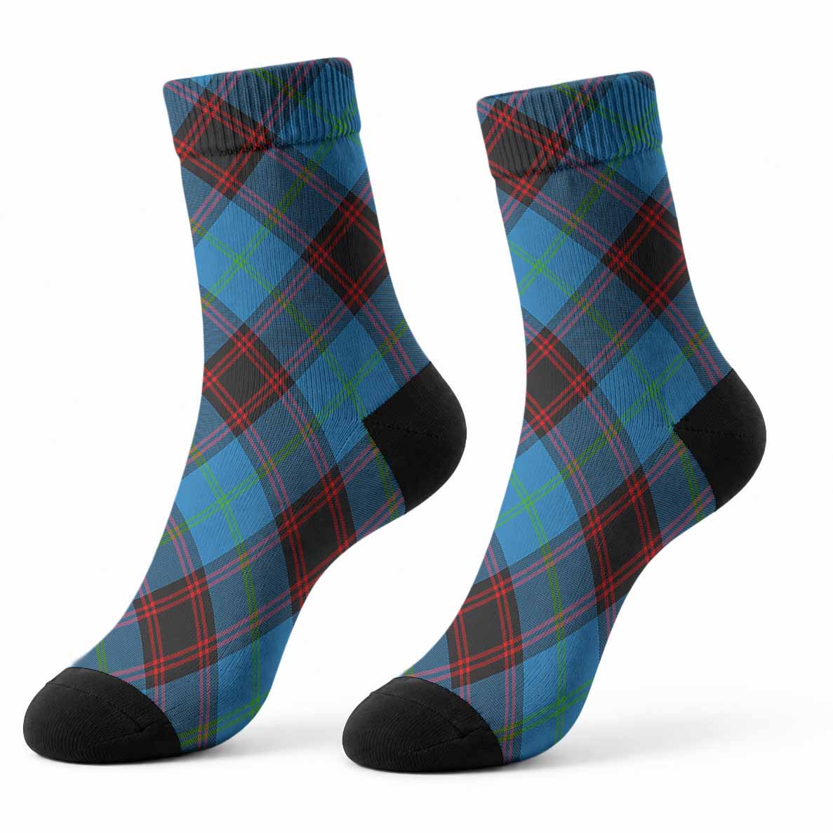 Wedderburn Tartan Crew Socks Cross Style - Tartan Vibes Clothing