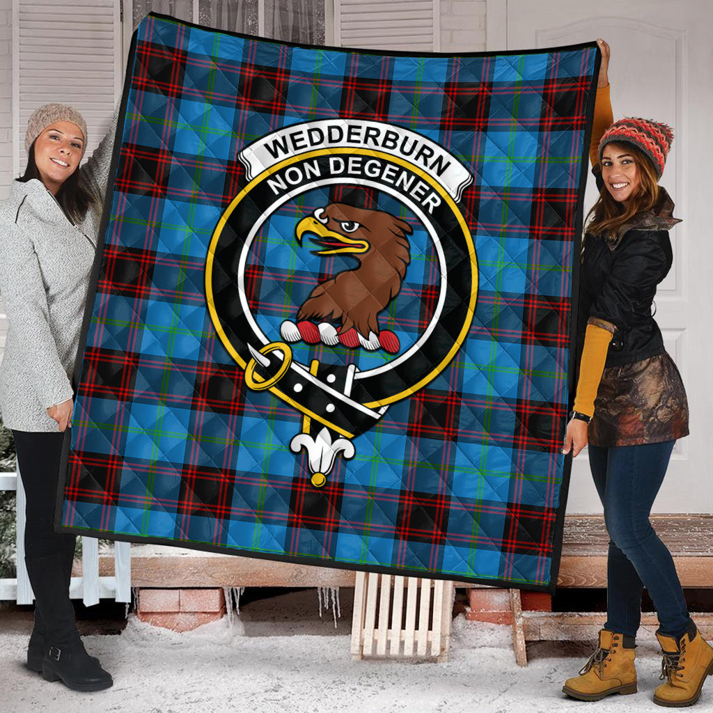 wedderburn-tartan-quilt-with-family-crest