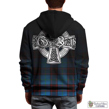 Wedderburn Tartan Hoodie Featuring Alba Gu Brath Family Crest Celtic Inspired