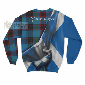 Wedderburn Tartan Sweatshirt with Family Crest Scotland Patriotic Style