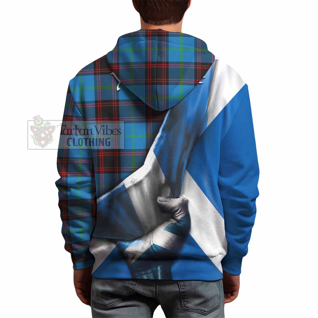 Tartan Vibes Clothing Wedderburn Tartan Hoodie with Family Crest Scotland Patriotic Style