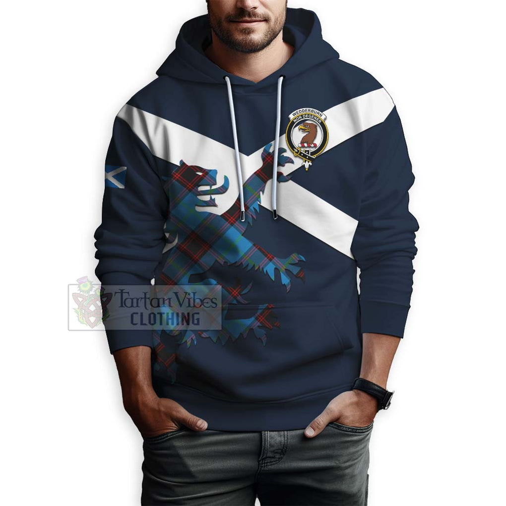 Tartan Vibes Clothing Wedderburn Tartan Lion Rampant Hoodie – Proudly Display Your Heritage with Alba Gu Brath and Clan Name