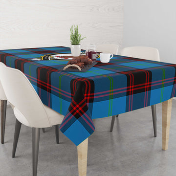 Wedderburn Tartan Tablecloth with Family Crest