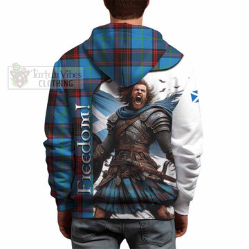 Wedderburn Crest Tartan Hoodie Inspired by the Freedom of Scottish Warrior