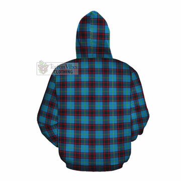 Wedderburn Tartan Cotton Hoodie with Family Crest DNA In Me Style Pullover Hoodie - Tartan Vibes Clothing