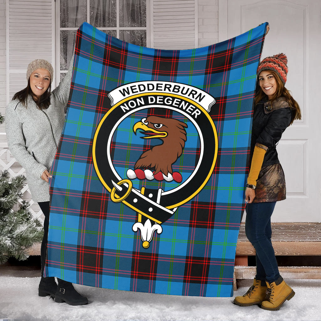 wedderburn-tartab-blanket-with-family-crest