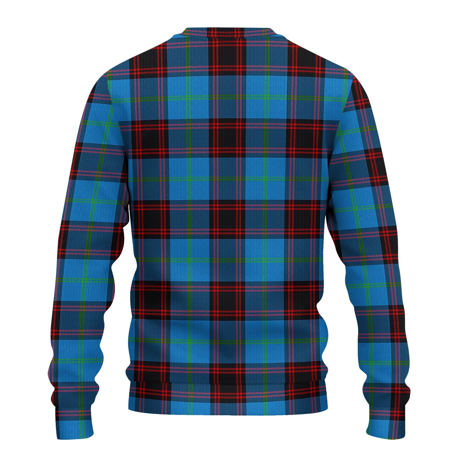 Wedderburn Tartan Knitted Sweater with Family Crest - Tartanvibesclothing