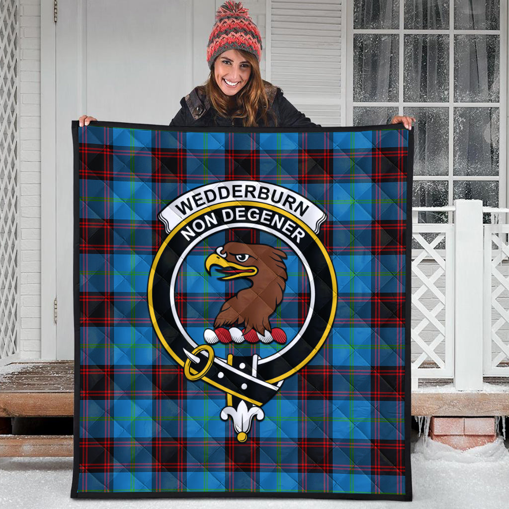 wedderburn-tartan-quilt-with-family-crest