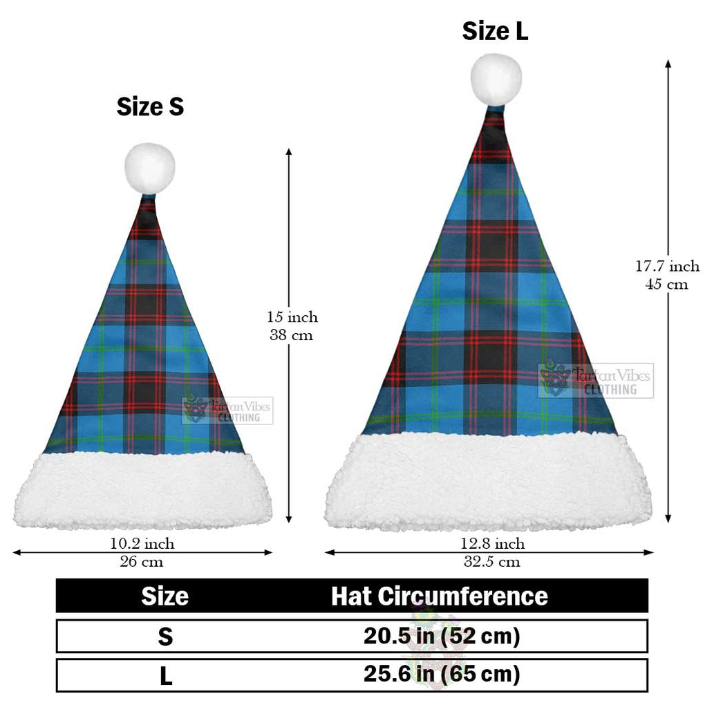 Wedderburn Tartan Christmas Santa Hats Christmas Hat L 25.6in (65cm) - Tartan Vibes Clothing