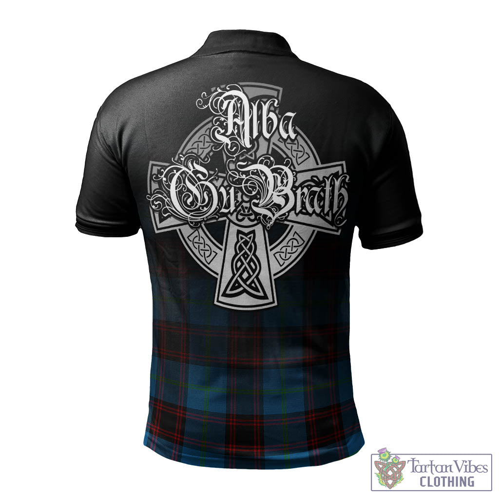 Tartan Vibes Clothing Wedderburn Tartan Polo Shirt Featuring Alba Gu Brath Family Crest Celtic Inspired