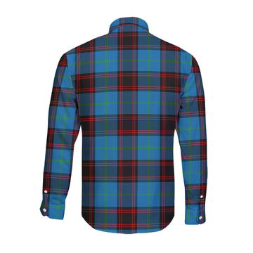 Wedderburn Tartan Long Sleeve Button Up Shirt with Family Crest