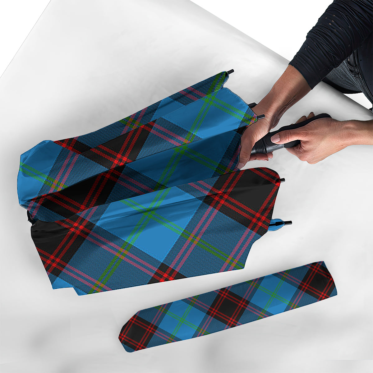 Wedderburn Tartan Umbrella - Tartanvibesclothing