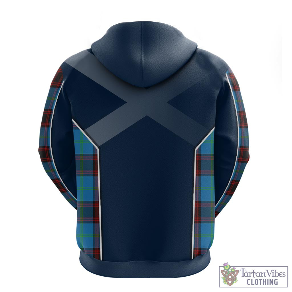 Tartan Vibes Clothing Wedderburn Tartan Hoodie with Family Crest and Lion Rampant Vibes Sport Style