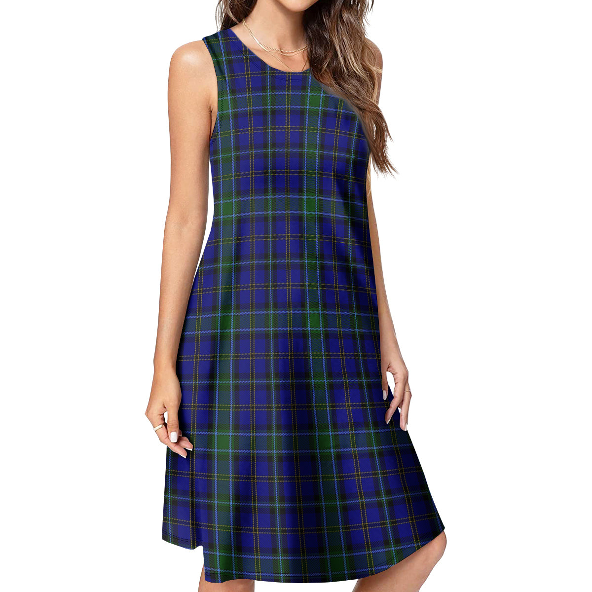 Weir Tartan Womens Casual Dresses - Tartanvibesclothing