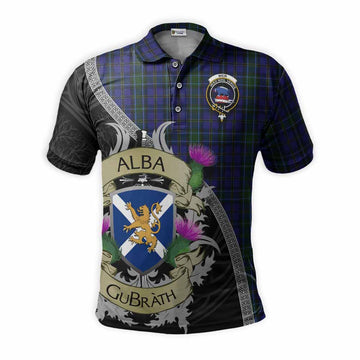 Weir Tartan Family Crest Polo Shirt Lion Rampant Royal Thistle Shield Celtic Inspired Kid - Tartan Vibes Clothing