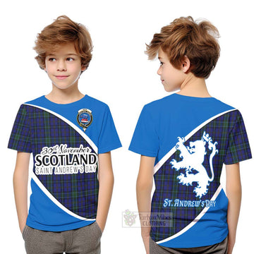 Weir Family Crest Tartan Kid T-Shirt Celebrate Saint Andrew's Day in Style Youth XL Size14 - Tartan Vibes Clothing