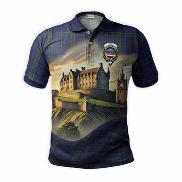Weir Tartan Family Crest Polo Shirt with Scottish Ancient Castle Style Kid - Tartan Vibes Clothing