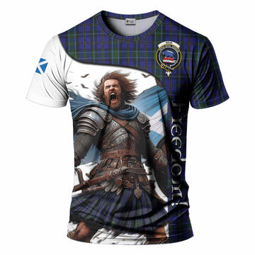 Weir Crest Tartan T-Shirt Inspired by the Freedom of Scottish Warrior