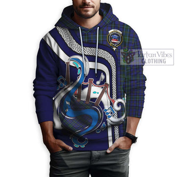 Weir Tartan Hoodie with Epic Bagpipe Style