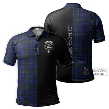 Weir Tartan Polo Shirt with Family Crest and Half Of Me Style