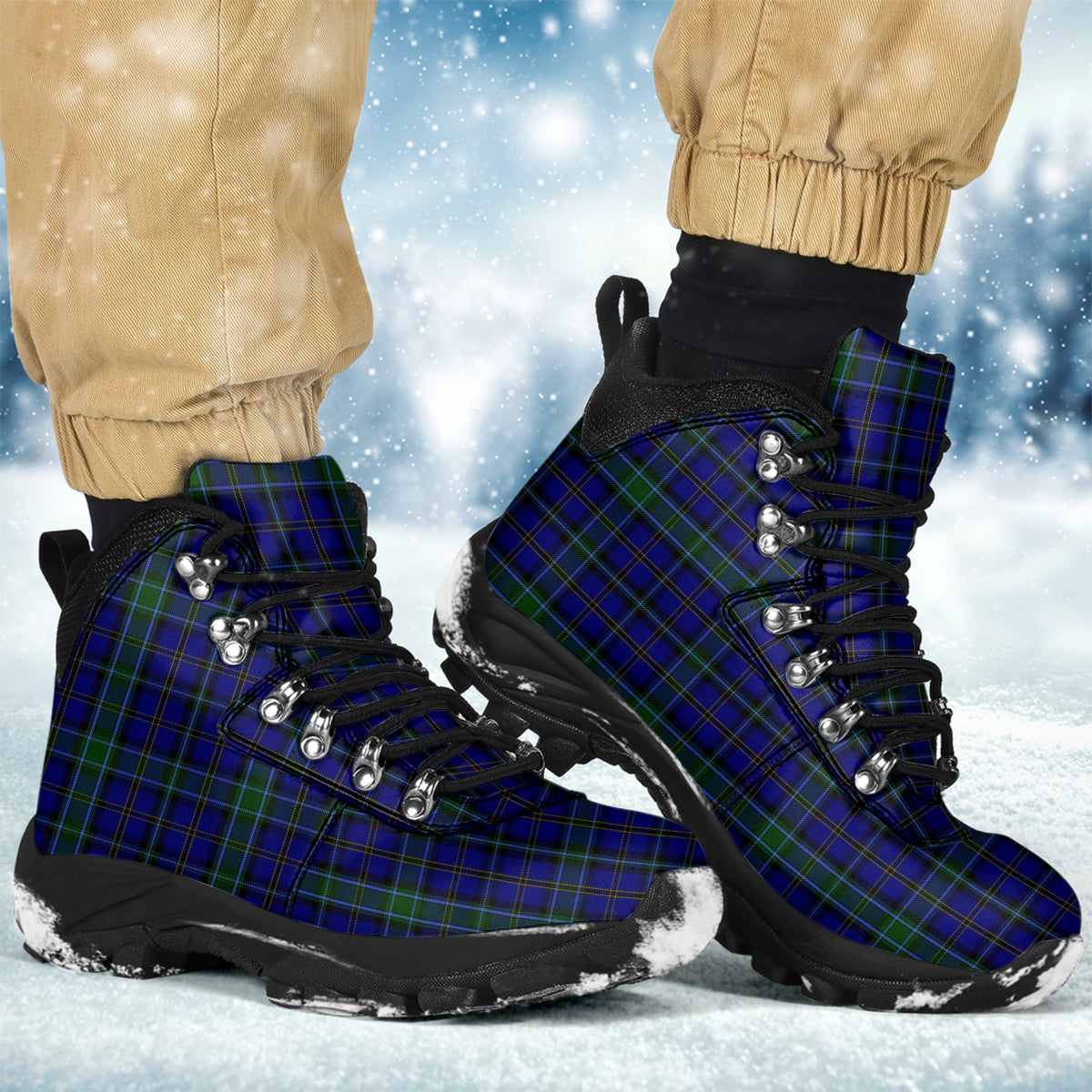 Weir Tartan Alpine Boots - Tartanvibesclothing