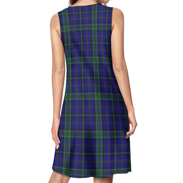 Weir Tartan Womens Casual Dresses