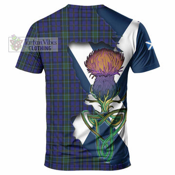 Weir Tartan Family Crest T-Shirt Scottish Thistle Celtic Inspired