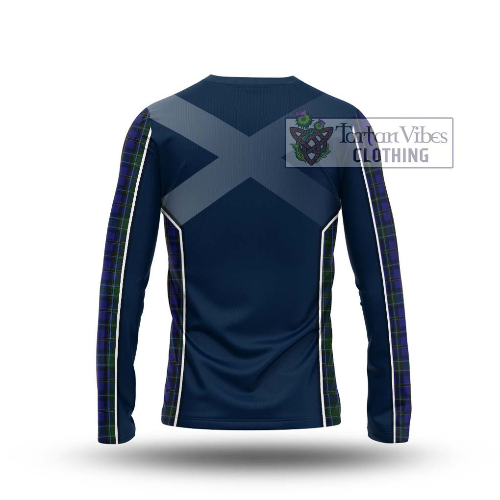 Weir Tartan Long Sleeve T-Shirt with Family Crest and Lion Rampant Vibes Sport Style - Tartan Vibes Clothing