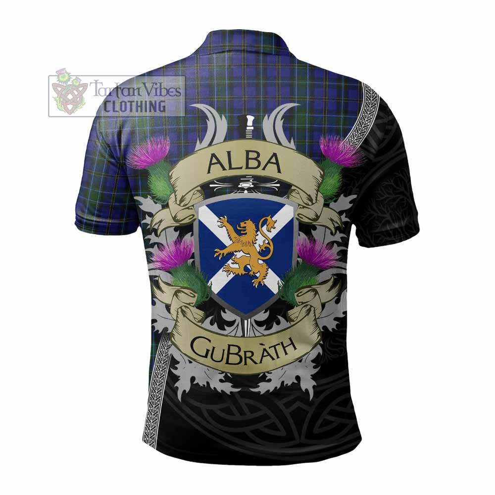 Weir Tartan Family Crest Polo Shirt Lion Rampant Royal Thistle Shield Celtic Inspired - Tartan Vibes Clothing
