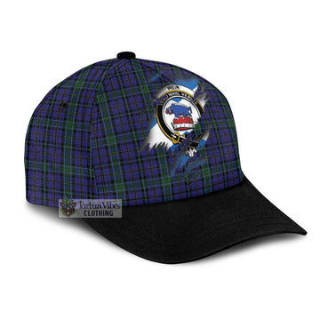 Weir Tartan Classic Cap with Family Crest In Me Style