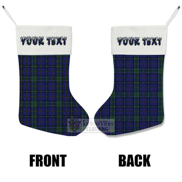 Weir Tartan Christmas Stocking with Personalized Text