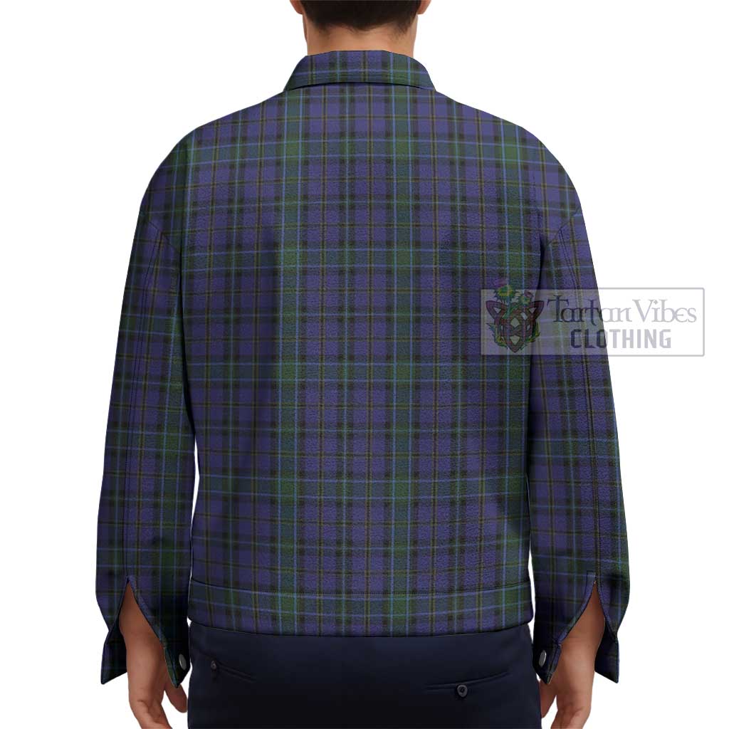 Tartan Vibes Clothing Weir Tartan Unisex Lapel Cotton Jacket