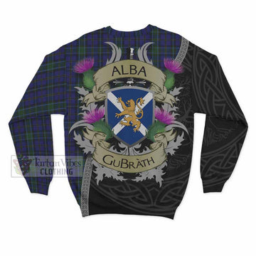 Weir Tartan Family Crest Sweatshirt Lion Rampant Royal Thistle Shield Celtic Inspired