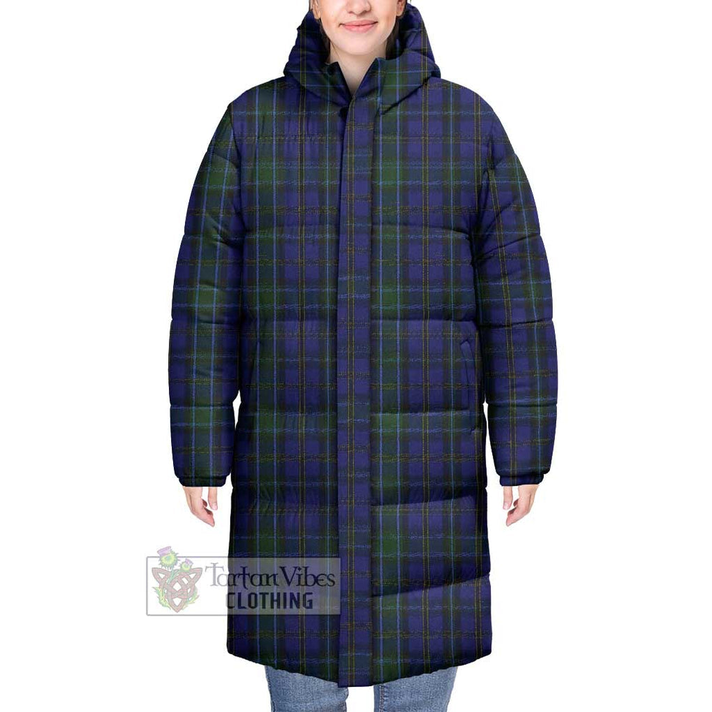 Tartan Vibes Clothing Weir Tartan Long Down Jacket