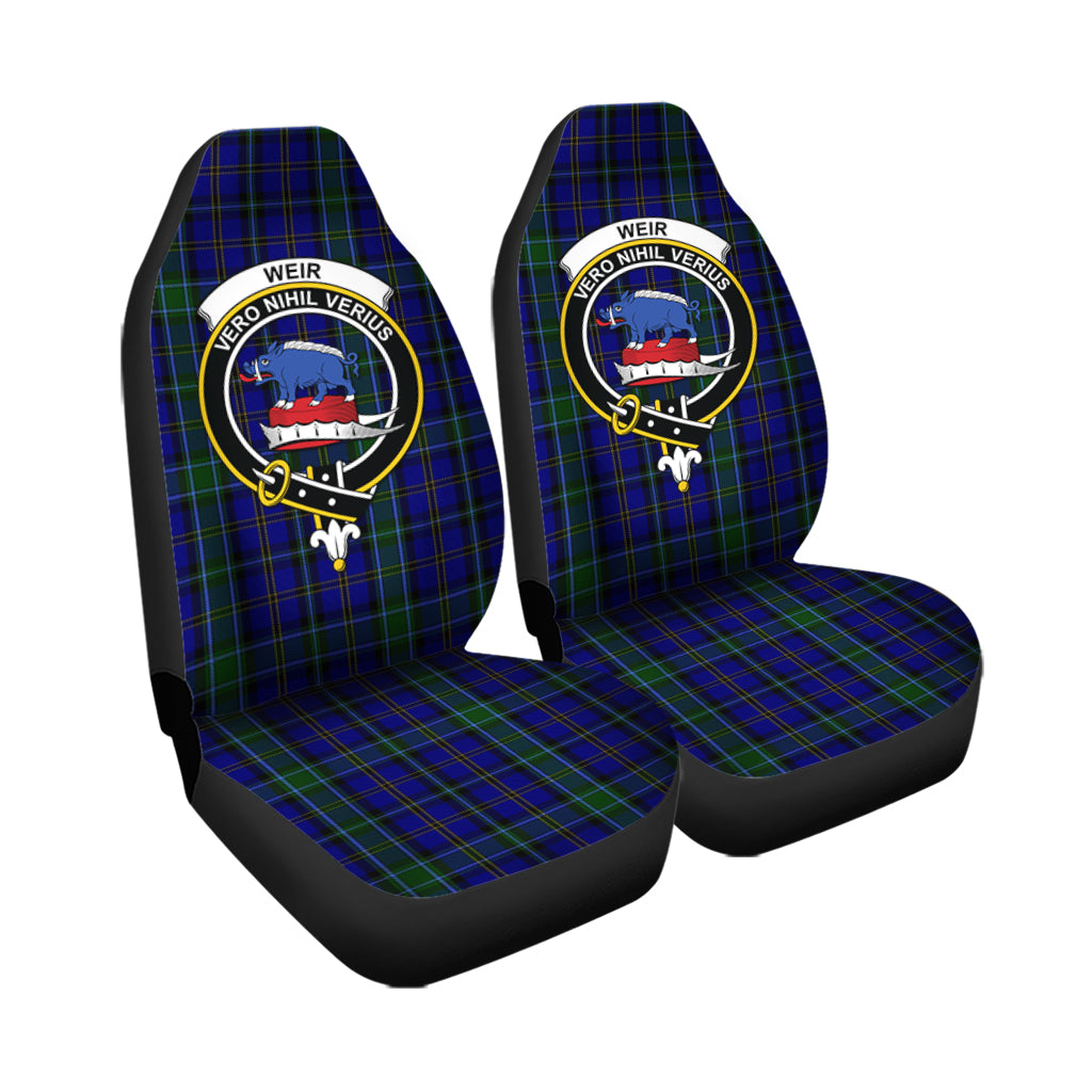 Weir Tartan Car Seat Cover with Family Crest - Tartanvibesclothing