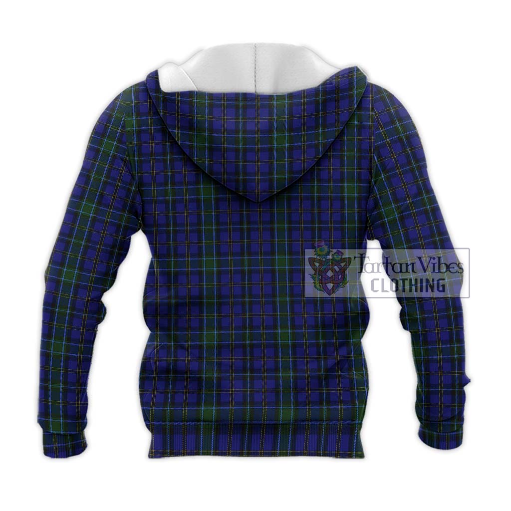 Tartan Vibes Clothing Weir Tartan Knitted Hoodie with Family Crest DNA In Me Style