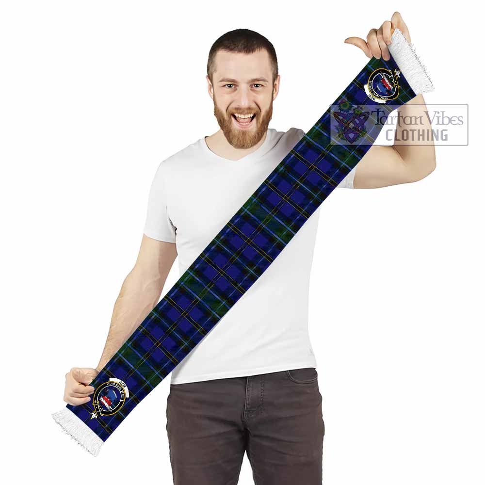 Weir Tartan Ruffneck Scarf with Family Crest - Tartan Vibes Clothing