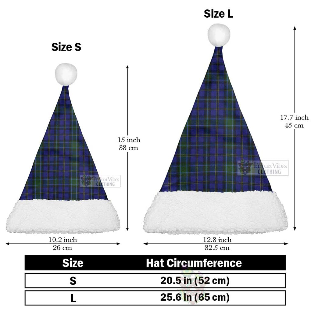 Weir Tartan Christmas Santa Hats Christmas Hat L 25.6in (65cm) - Tartan Vibes Clothing