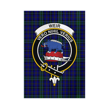Weir Tartan Garden Flag with Family Crest - Tartan Vibes Clothing