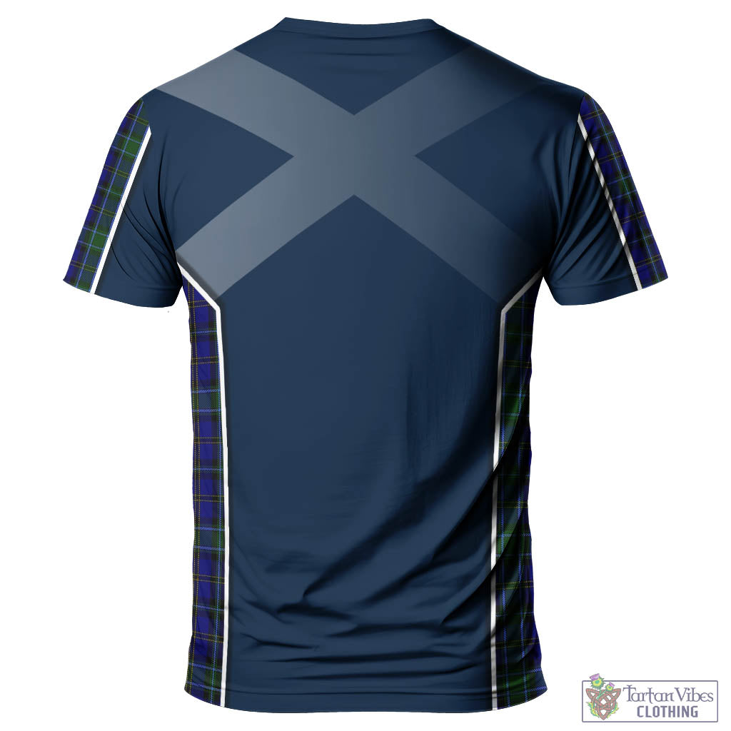 Tartan Vibes Clothing Weir Tartan T-Shirt with Family Crest and Scottish Thistle Vibes Sport Style