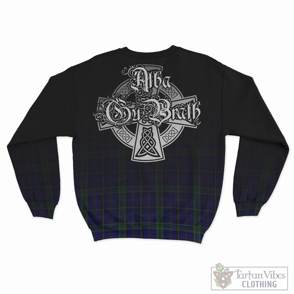 Tartan Vibes Clothing Weir Tartan Sweatshirt Featuring Alba Gu Brath Family Crest Celtic Inspired