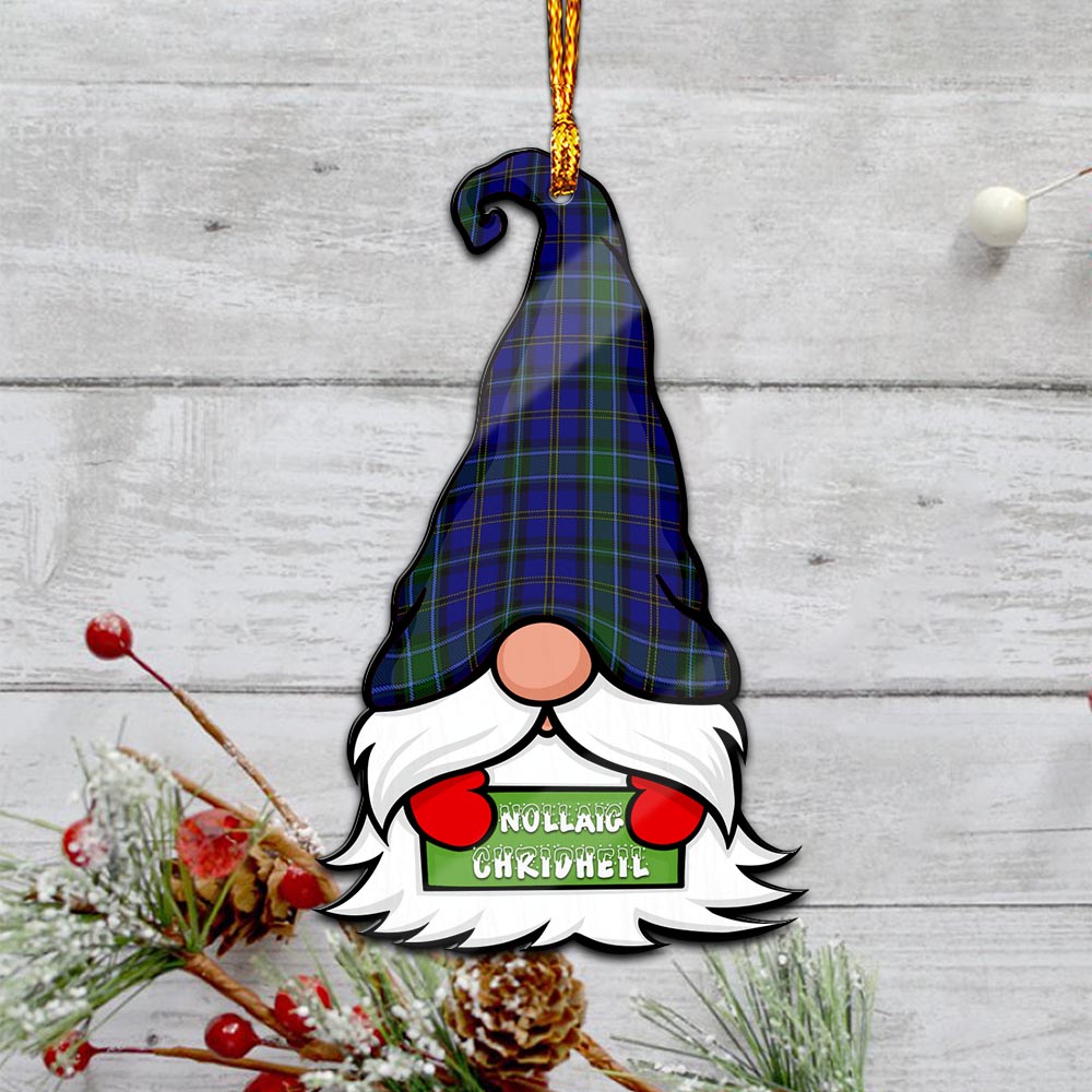 Weir Gnome Christmas Ornament with His Tartan Christmas Hat - Tartan Vibes Clothing