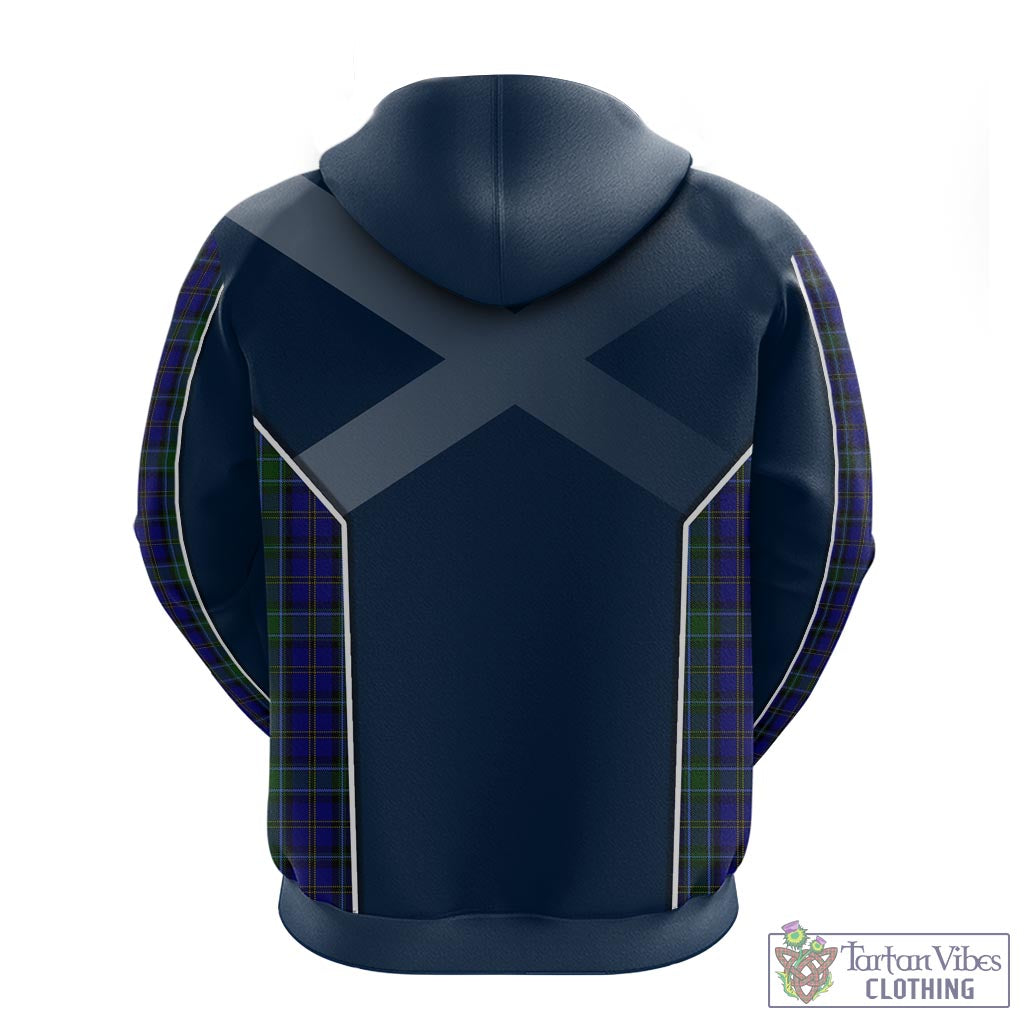 Tartan Vibes Clothing Weir Tartan Hoodie with Family Crest and Lion Rampant Vibes Sport Style