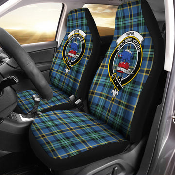 Weir Ancient Tartan Car Seat Cover with Family Crest