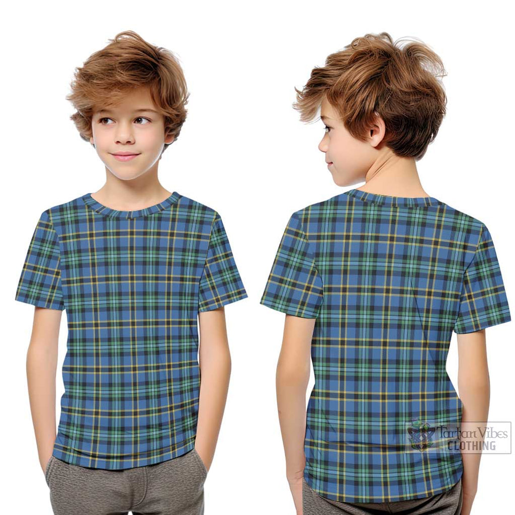 Weir Ancient Tartan Kid T-Shirt Youth XL Size14 - Tartanvibesclothing Shop