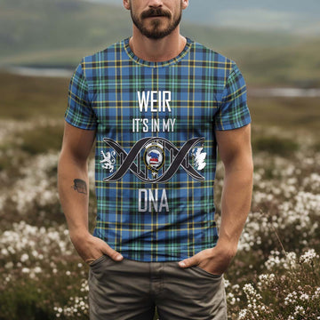 Weir Ancient Tartan T-Shirt with Family Crest DNA In Me Style