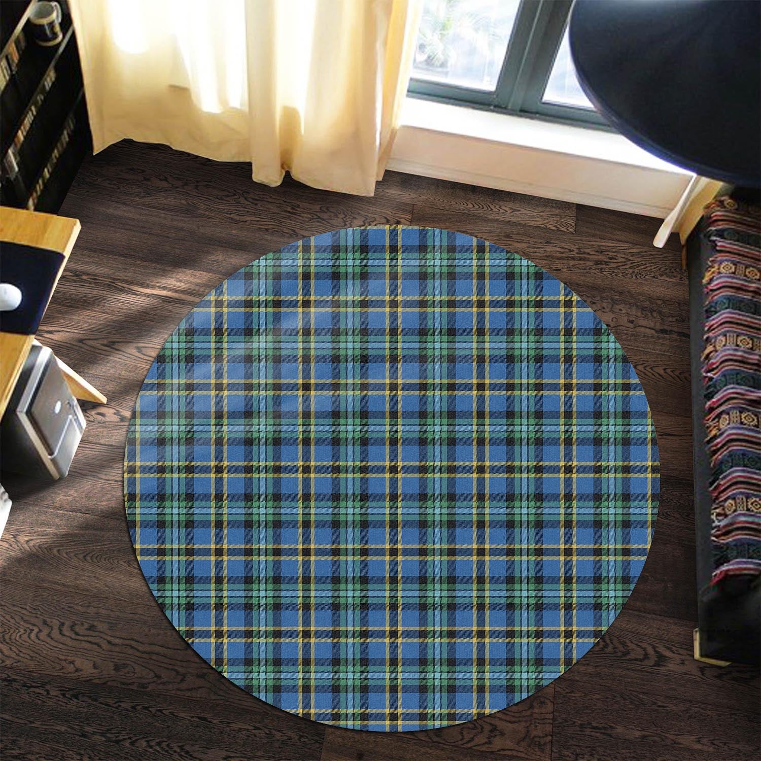 weir-ancient-tartan-round-rug