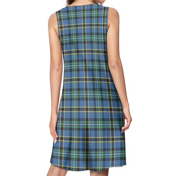 Weir Ancient Tartan Womens Casual Dresses